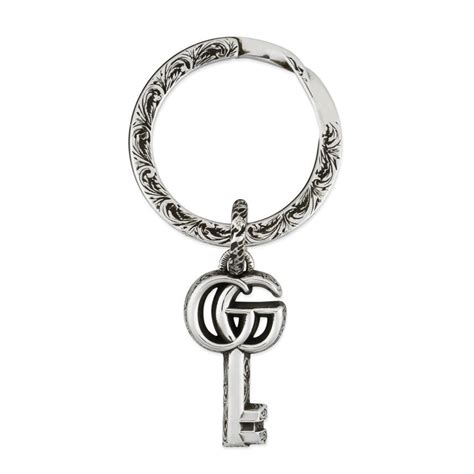 gucci sterling silver key ring